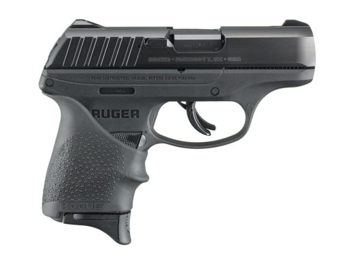 Ruger 13211 EC9s Compact 9mm Luger 3.50" 7+1 Black Oxide Steel Slide Black Hogue Beavertail Grip Sleeve