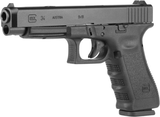 Glock PI3430101 G34 Gen3  *CA Compliant 9mm Luger 5.31" 10+1 Black Steel Slide Black Polymer Grip Adj Sights