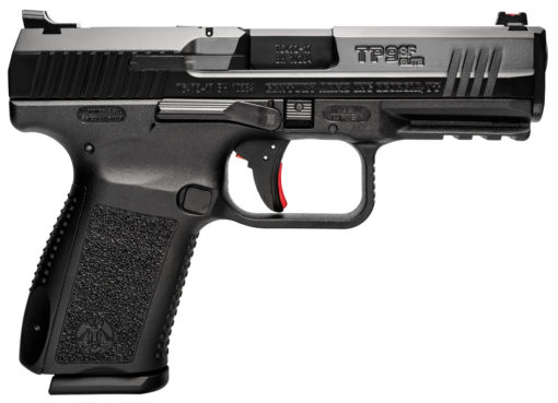 Century HG3898N TP9SF Elite Single/Double 9mm Luger 4.19" 15+1 Black Interchangeable Backstrap Grip Black