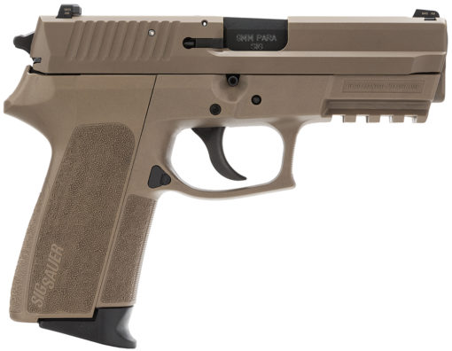 Sig Sauer E20229FDE SP2022 Full Size 9mm Luger 3.90" 15+1 Flat Dark Earth Polymer Grip Flat Dark Earth PVD Stainless Steel