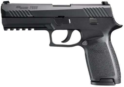 Sig Sauer 320F9BSS P320 Full Size 9mm Luger 4.70" 17+1 NS Black Polymer Grip/Frame Grip Black Nitron Stainless Steel