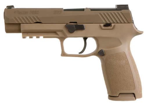 Sig Sauer 320F9M17 P320 M17 9mm Luger 4.70" 17+1 21+1 Coyote PVD Coyote Polymer Grip No Manual Safety