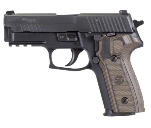 Sig Sauer E29R9SEL P229 Compact Select 9mm Luger Single/Double 3.90" 15+1 Brown G10 Grip NS Black Nitron Stainless Steel Slide