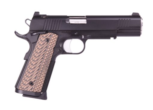 Dan Wesson 01801 Specialist  45 ACP 5" 8+1 Black Stainless Steel Black/Brown G10 Grip