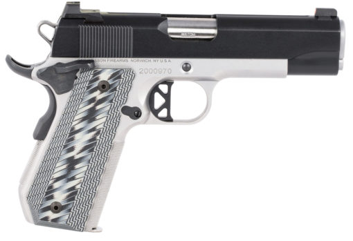 Dan Wesson 01825 Valor V-Bob 45 ACP 4.25" 8+1 Stainless Duty Finish Stainless Steel Black Polymer Grip