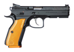 CZ 91249 Shadow 2  9mm Luger 4.89" 17+1 Black Orange Aluminum Grip