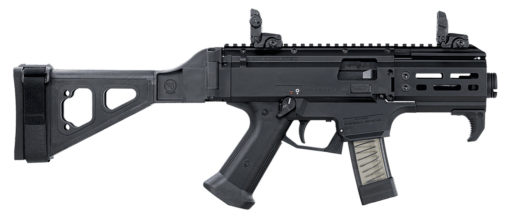 CZ 91345 Scorpion EVO 3 S2 Micro 9mm Luger 4.12" 20+1 Black Black Polymer Grip SB Tactical Folding Brace