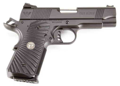 Wilson Combat CQBECP9 1911 CQB Elite Compact 9mm Luger 4" 7+1 Black Black G10 Starburst Grip