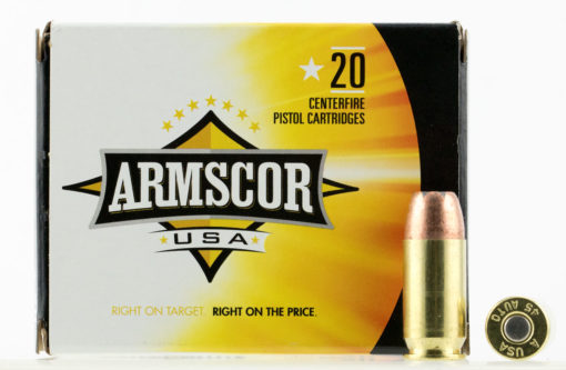 Armscor AC45A10N Pistol  45 ACP 230 gr Jacketed Hollow Point (JHP) 20 Bx/ 25 Cs