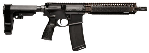 Daniel Defense 0208806030 DDM4 MK18 5.56x45mm NATO 10.30" 32+1 Black Hard Coat Anodized SBA3 Pistol Brace Stock