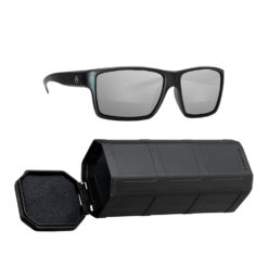 Magpul MAG1147-1-001-1110 Explorer Eyewear Polycarbonate Gray w/Silver Mirror Lens w/Black Frame