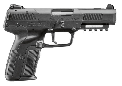 FN 3868929300 Five-seveN  5.7x28mm 4.80" 20+1 Black Matte Black Steel Black Polymer Grip