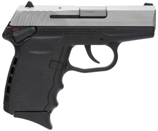 SCCY Industries CPX1TT CPX-1  9mm Luger 3.10" 10+1 Stainless Steel Slide Black Polymer Grip