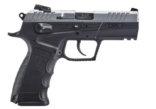 Sar USA CM9ST CM9  9mm Luger 3.80" 17+1 Black Stainless Steel Black Interchangeable Backstrap Grip