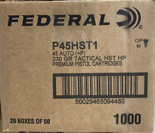 Federal P45HST1 45 ACP 230gr HST HP +P 50 round box