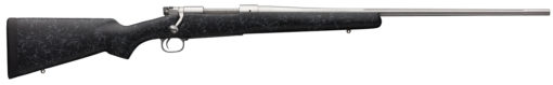 Winchester Guns 535242299 Model 70 Extreme Weather 6.8 Western 3+1 26" Matte Stainless Gray Webbed Black Fixed Bell & Carlson Stock Right Hand (Full Size)