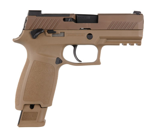 Sig Sauer 320CA9M18MS P320 M18 9mm Luger 3.90" 17+1 21+1 Coyote PVD Coyote Polymer Grip