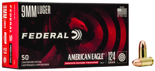 Federal AE9DP American Eagle 9mm Luger 115 GR Full Metal Jacket 1