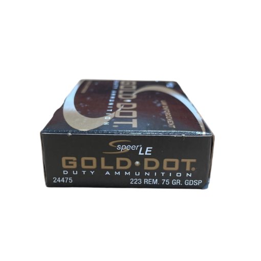 Speer LE 24475 223 Rem 75gr Gold Dot Soft Point GDSP 500 round case