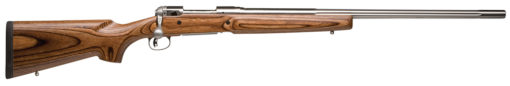 Savage Arms 18464 12 Varminter Low Profile 223 Rem 4+1 Cap 26" 1:7" Matte Stainless Rec/Barrel Satin Brown Stock Right Hand (Full Size) with Detachable Box Magazine