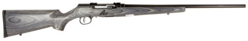 Savage Arms 47008 A17 Sporter Semi-Auto 17 HMR 10+1 Cap 22" Satin Black Rec/Barrel Gray Laminate Stock Right Hand (Full Size)
