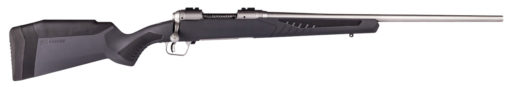 Savage Arms 57049 110 Storm 338 Win Mag 3+1 Cap 24" Matte Stainless Rec/Barrel Matte Gray Fixed AccuStock Stock Right Hand (Full Size)