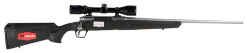 Savage Arms 57102 Axis II XP 22-250 Rem 4+1 Cap 22" Matte Stainless Rec/Barrel Matte Black Stock Right Hand (Full Size) Includes Bushnell Banner 3-9x40mm Scope