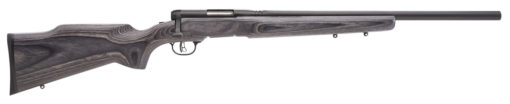 Savage Arms 96970 B.MAG  17 WSM 8+1 Cap 22" HB Matte Black Rec Gray Varmint Beavertail Laminate Stock Right Hand (Full Size)