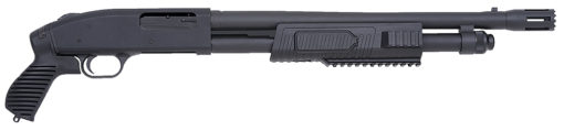 Mossberg 50673 500 FLEX Tactical 12 Gauge 3" 5+1 18.50" Cylinder Bore Barrel Blued Rec Black Fixed Pistol Grip Stock Right Hand