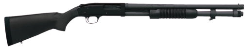 Mossberg 51660 590A1 Tactical 12 Gauge 3" 8+1 20" Heavy-Walled Barrel Black Parkerized Rec Black Synthetic Stock Right Hand