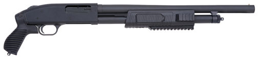 Mossberg 57340 500 JIC FLEX 12 Gauge 3" 5+1 18.50" Cylinder Bore Barrel Blued Rec Black Flex Pistol Grip Stock Right Hand