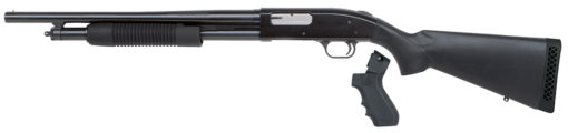 Mossberg 59817 500 L-Series LH Blued Pump 12 Gauge 18.50" 3" 5+1 Black Fixed w/Pistol Grip Synthetic Stock