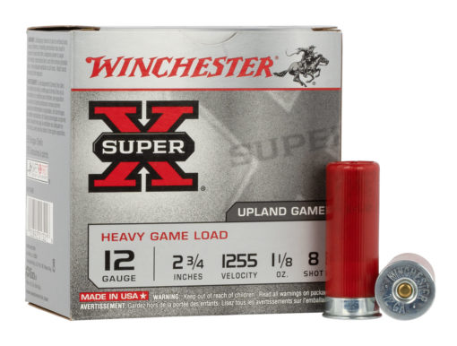 Winchester Ammo XU12H8 Super X Heavy Game Load 12 Gauge 2.75" 1 1/8 oz 8 Shot 25 Bx/ 10 Cs