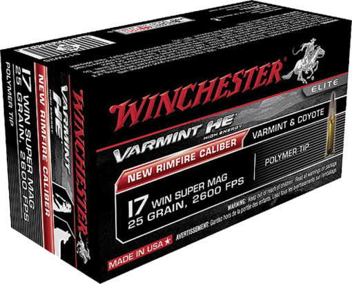 Winchester Ammo S17W20 Varmint HV  17 WSM 20 gr Polymer Tip 50 Bx/10 Cs