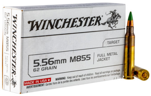 Winchester Ammo Q3269 USA  5.56x45mm NATO 62 gr Full Metal Jacket (FMJ) 20 Bx/50 Cs