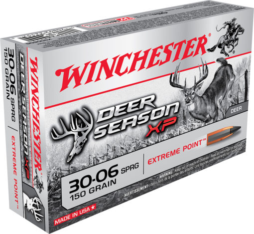 Winchester Ammo X3006DS Deer Season XP  30-06 Springfield 150 gr Extreme Point Polymer Tip 20 Bx/10 Cs