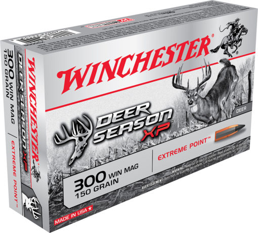 Winchester Ammo X300DS Deer Season XP  300 Win Mag 150 gr Extreme Point Polymer Tip 20 Bx/10 Cs