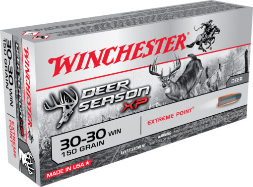 Winchester Ammo X3030DS Deer Season XP  30-30 Win 150 gr Extreme Point Polymer Tip 20 Bx/10 Cs