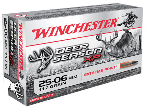 Winchester Ammo X2506DS Deer Season XP  25-06 Rem 117 gr Extreme Point Polymer Tip 20 Bx/10 Cs