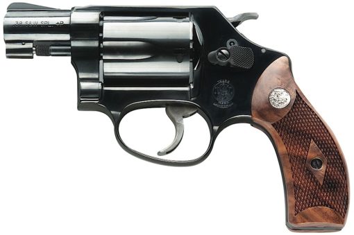 Smith & Wesson 150184 36 Classic 38 S&W Spl +P 5rd 1.88" Blued Black Carbon Steel Wood Grip