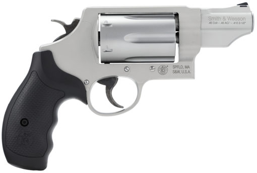 Smith & Wesson 160410 Governor *MA Compliant 45 Colt (LC)/410 Gauge 6rd 2.75" Stainless Steel Matte Silver Scandium Alloy Black Polymer Grip