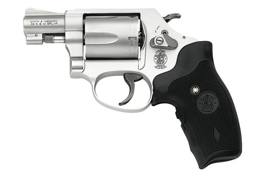 Smith & Wesson 163052 637 Airweight 38 S&W Spl +P 5rd 1.88" Stainless Steel Matte Silver Aluminum Black Polymer Grip w/Crimson Trace Laser
