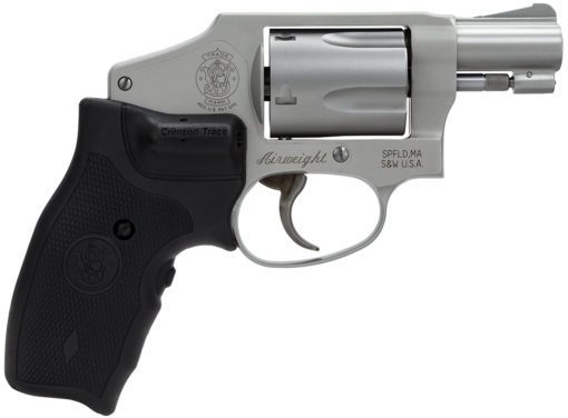 Smith & Wesson 163811 642 Airweight 38 Special 5rd 1.88" Stainless Matte Silver Aluminum Black Polymer Grip w/Crimson Trace Lasergrip