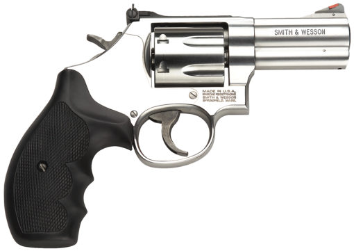 Smith & Wesson 164300 686 Plus 357 Mag 7rd 3" Stainless Steel Satin Stainless Black Polymer Grip