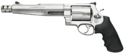 Smith & Wesson 170299 Performance Center 500 500 S&W 5rd 7.50" Stainless Matte Silver Stainless Steel Black Polymer Grip