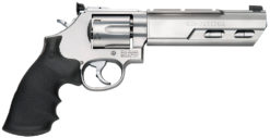 Smith & Wesson 170320 Performance Center 629 Competitor 44 Rem Mag 6rd 6" Stainless Matte Silver Stainless Steel Black Hogue Rubber Grip