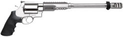 Smith & Wesson 170339 Performance Center 460 XVR 460 S&W Mag 5rd 14" Stainless Steel Satin Stainless Black Polymer Grip