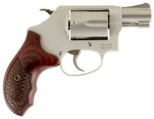 Smith & Wesson 170349 Performance Center 637 Enhanced Action 38 S&W Spl +P 5rd 1.88" Stainless Steel Matte Silver Aluminum Custom Wood Grip