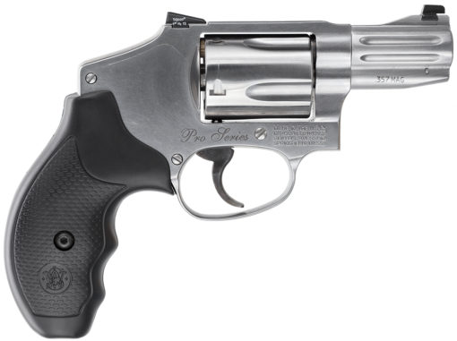 Smith & Wesson 178044 Performance Center Pro 640 357 Mag 5rd 2.13" Stainless Steel Black Polymer Grip