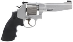 Smith & Wesson 178055 Performance Center Pro 986 9mm Luger 7rd 5" Stainless Matte Silver Stainless Steel Black Polymer Grip